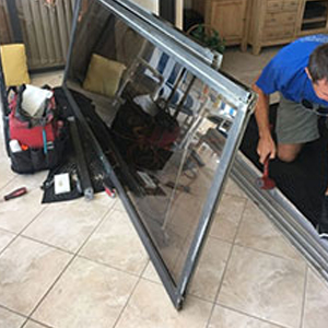 sliding glass door frame repair Sausalito